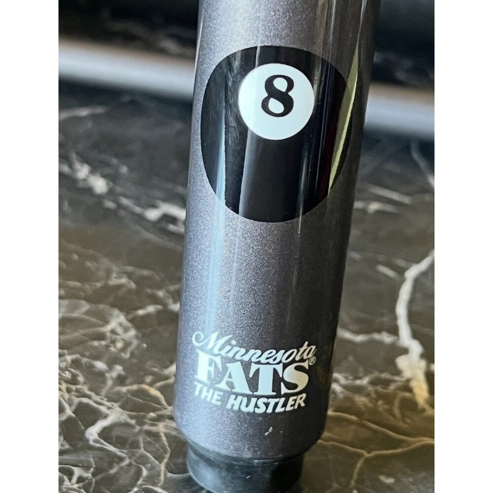 Minnesota Fats Graphite #8 Billiard Pool Cue Stick With hard Case & Chalk Black - Picture 8 of 14